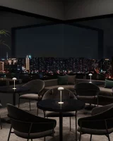 Sompex Pebble Akku-Tischleuchte sand