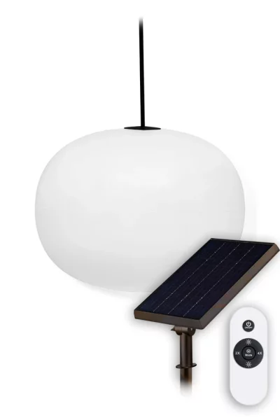 Solar Akku LED Hängeleuchte Glowing Elegance Hanging Globe 1
