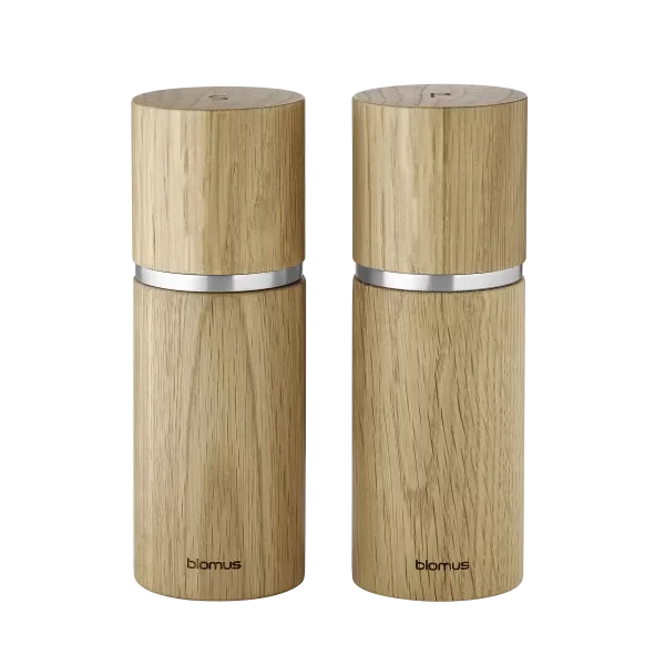 blomus Salz- & Pfeffermühle -PEPE- Farbe Oak 2er Set