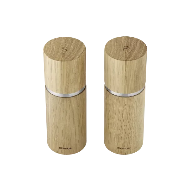 blomus Salz- & Pfeffermühle -PEPE- Farbe Oak 2er Set