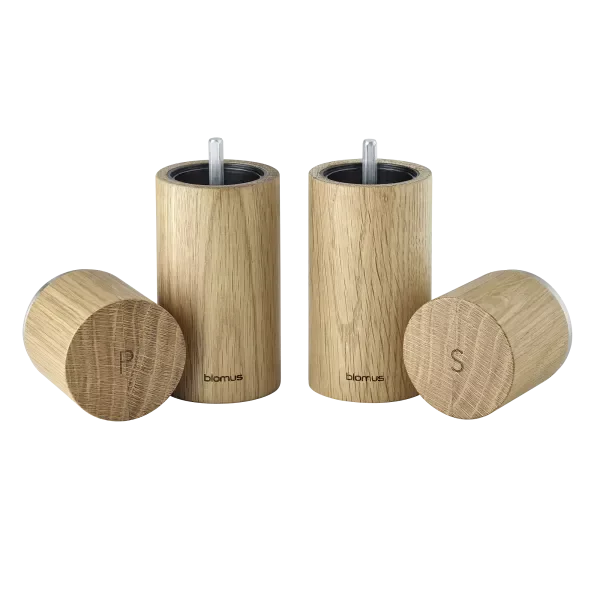 blomus Salz- & Pfeffermühle -PEPE- Farbe Oak 2er Set