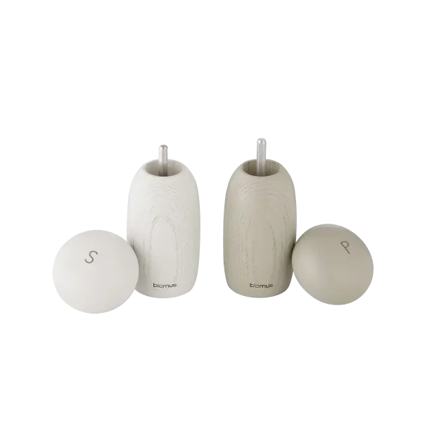 blomus Salz- & Pfeffermühle -MOLI- Farbe Oak 2er Set