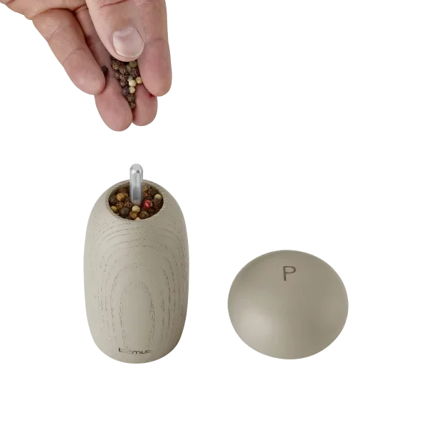 blomus Salz- & Pfeffermühle -MOLI- Farbe Oak 2er Set