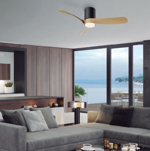 Mantra Nemo Deckenventilator mit LED Beleuchtung weiß/holz