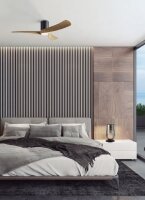 Mantra Nemo Deckenventilator mit LED Beleuchtung weiß/holz