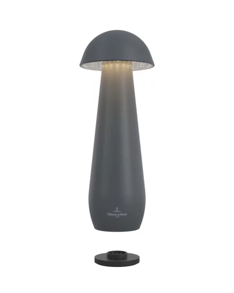 Villeroy & Boch Modena 21cm Akku LED Tischleuchte anthrazit