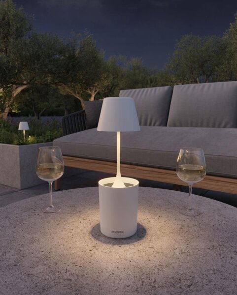 Sompex Peeky sand Akkutischleuchte