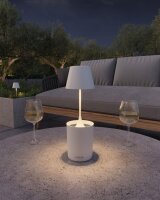 Sompex Peeky orange Akkutischleuchte