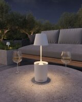 Sompex Peeky olivgrün Akkutischleuchte