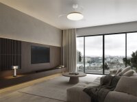 Mantra Slim Fan Deckenventilator mit LED Beleuchtung weiß