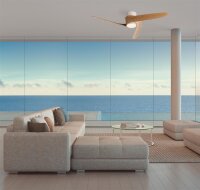 Mantra Groenland S Deckenventilator mit LED Beleuchtung weiß/holz