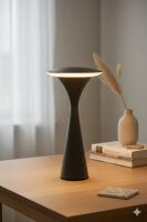 Akku LED Tischleuchte Hello Space anthrazit