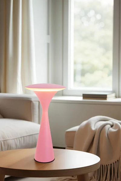 Akku LED Tischleuchte Hello Space pink
