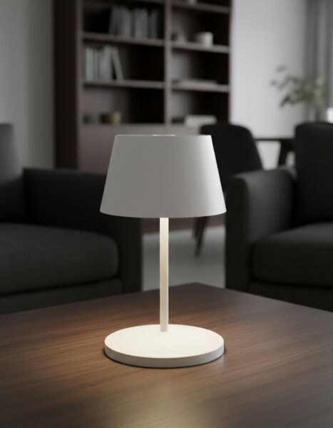 Villeroy & Boch Seoul RC weiß Akku LED Tischleuchte