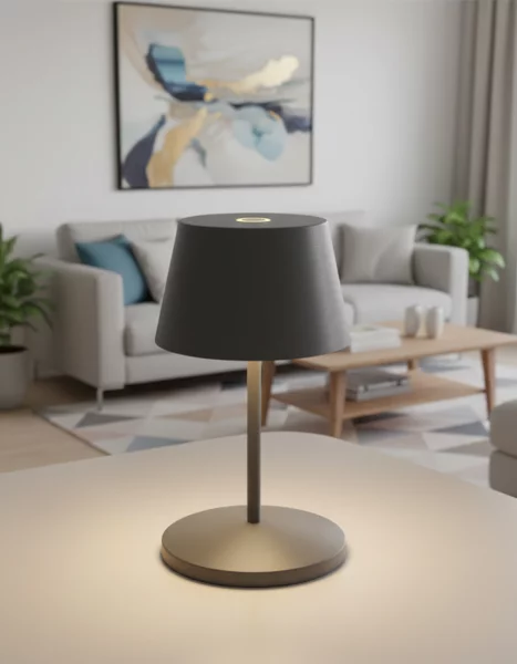 Villeroy & Boch Seoul RC anthrazit Akku LED Tischleuchte
