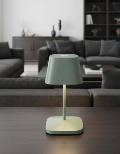 Villeroy & Boch Neapel RC grün Akku LED Tischleuchte