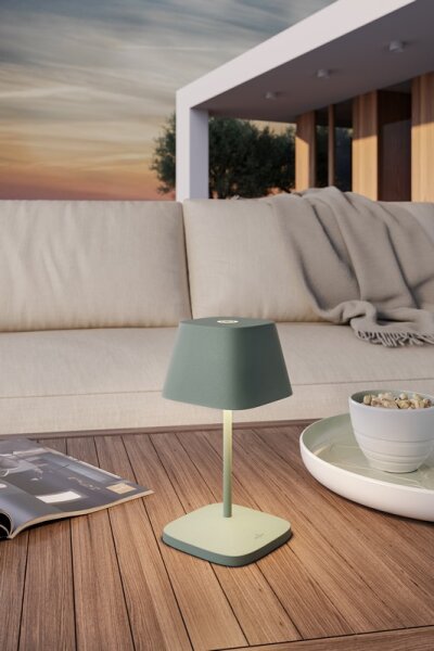 Villeroy & Boch Neapel RC grün Akku LED Tischleuchte