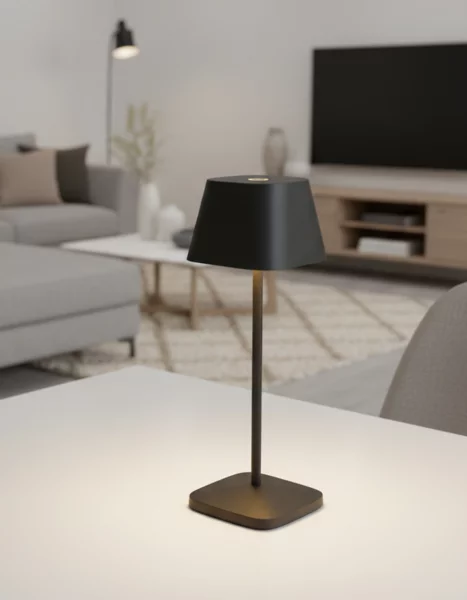 Villeroy & Boch Neapel Micro RC schwarz Akku Tischleuchte