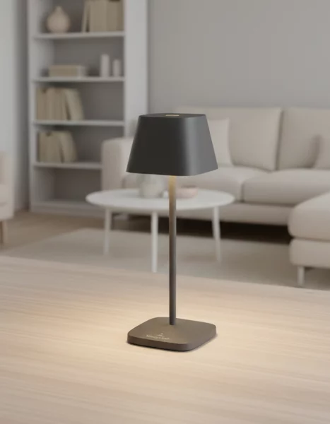 Villeroy & Boch Neapel Micro RC anthrazit Akku Tischleuchte