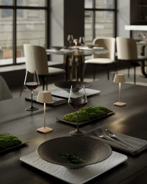 Villeroy & Boch Neapel Micro RC sand Akku Tischleuchte