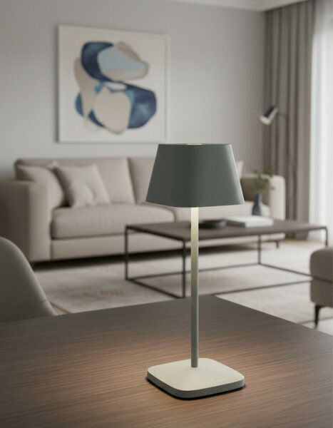 Villeroy & Boch Neapel Micro RC oliv Akku Tischleuchte