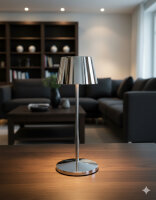 Villeroy & Boch Seoul Micro RC chrom Akku Tischleuchte