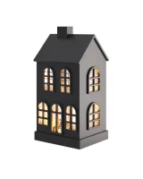 Sompex Dekoleuchte Glamor House schwarz 23cm