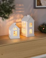 Sompex Dekoleuchte Glamor House weiß 23cm