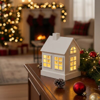 Sompex Dekoleuchte Glamor House weiß 16cm