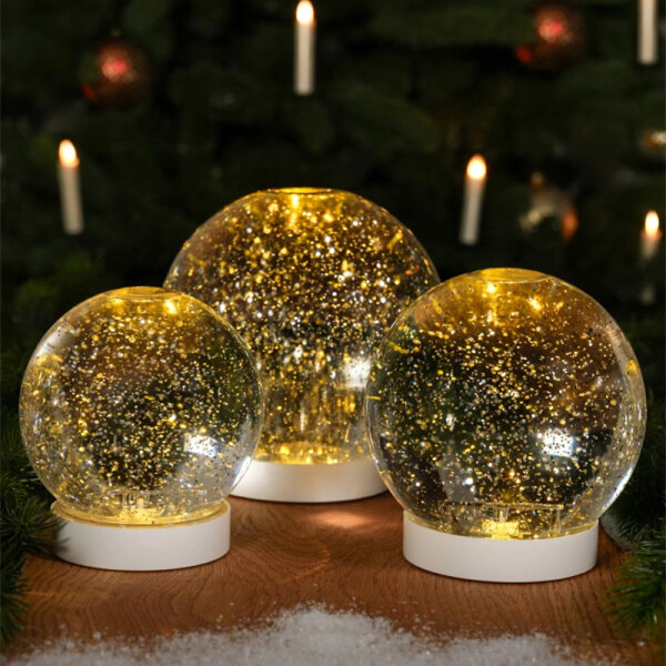 Sompex Dekoleuchte Glamor Bauble 13cm weiß