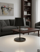 Villeroy & Boch Seoul RC schwarz ceramic Akku LED Tischleuchte