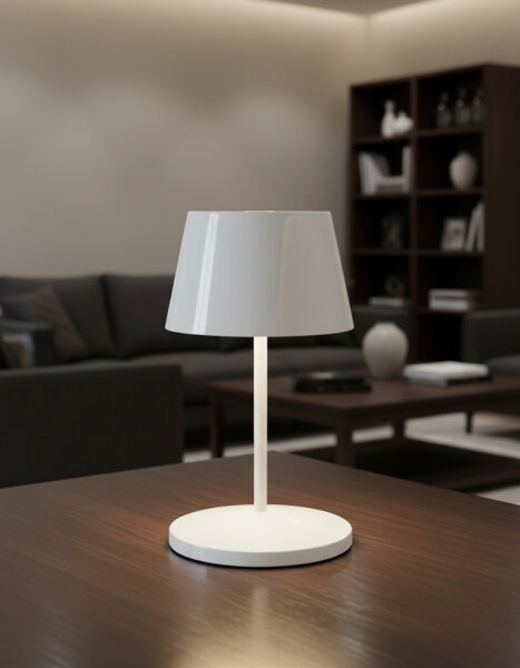 Villeroy & Boch Seoul RC weiß ceramic Akku LED Tischleuchte