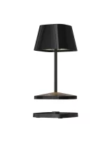 Villeroy & Boch Neapel RC schwarz ceramic Akku LED Tischleuchte