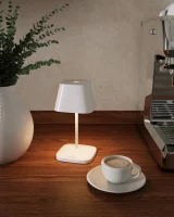 Villeroy & Boch Neapel RC schwarz ceramic Akku LED Tischleuchte