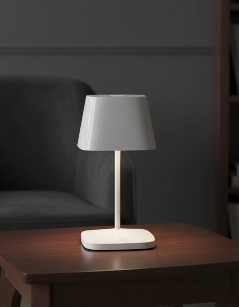 Villeroy & Boch Neapel RC weiß ceramic Akku LED Tischleuchte