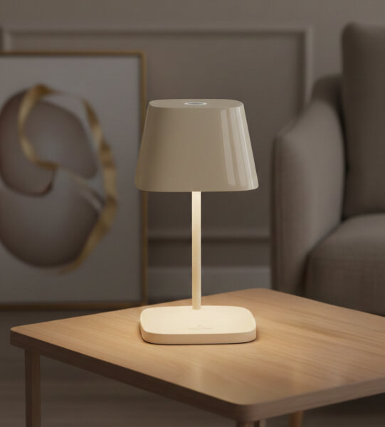Villeroy & Boch Neapel RC elfenbein ceramic Akku LED Tischleuchte