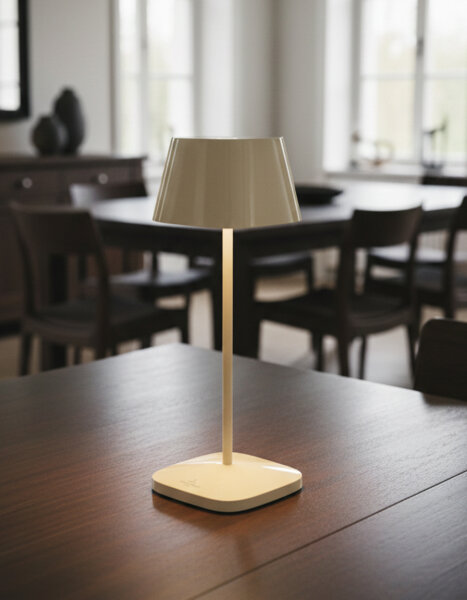 Villeroy & Boch Neapel Micro RC elfenbein ceramic Akku Tischleuchte