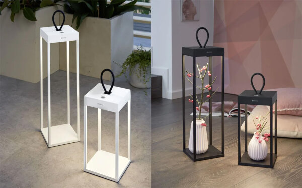 Musterring Grace Akku Laterne LED 2 Stück Kombination frei wählbar