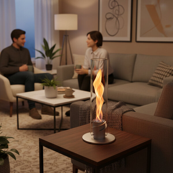 SPIN 900 Tischfeuer grau