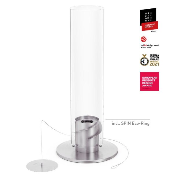 SPIN 1500 Standfeuer silber