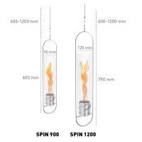 SPIN 900 Hängefeuer silber