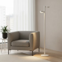 Sompex Ronda Akku-Stehleuchte 2-flg. weiß