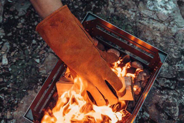 Feuerhandschuhe Leder