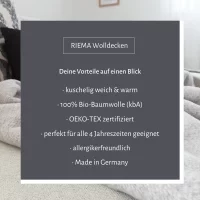 Riema Kuscheldecke Finn grau