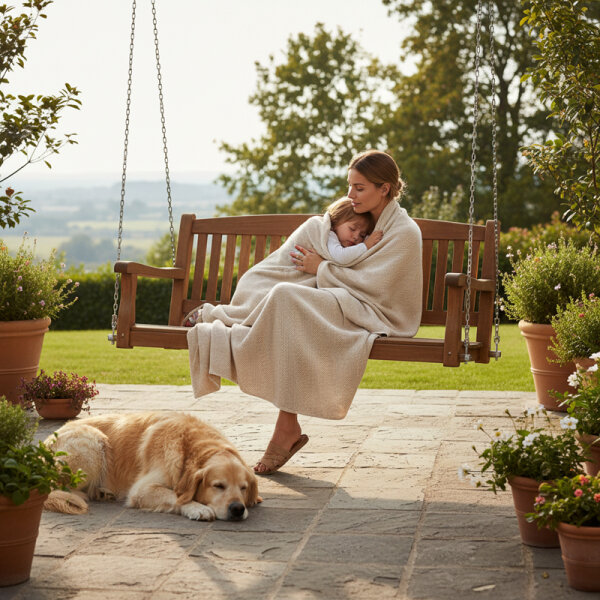 Riema Kuscheldecke Finn taupe