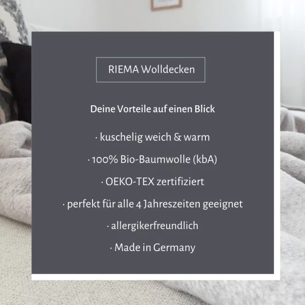 Riema Kuscheldecke Finn taupe