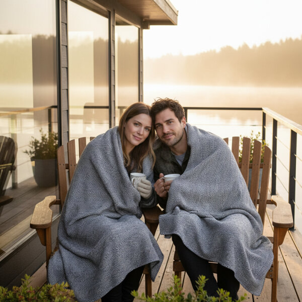 Riema Kuscheldecke Finn schwarz