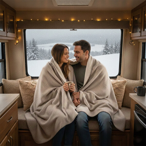 Riema XL Kuscheldecke Thor braun