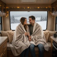 Riema XL Kuscheldecke Thor braun