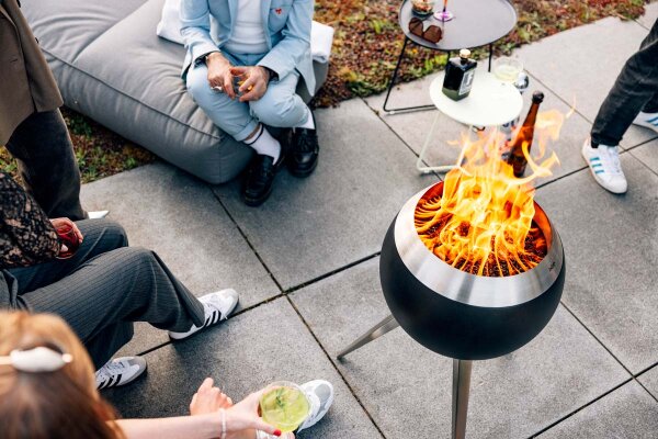 MOON 45 Feuerkorb mit hohem Fuß